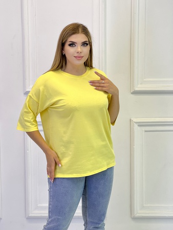 Футболка 013 светло- желтый
