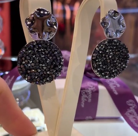 Серьги из кристаллов Swarovski