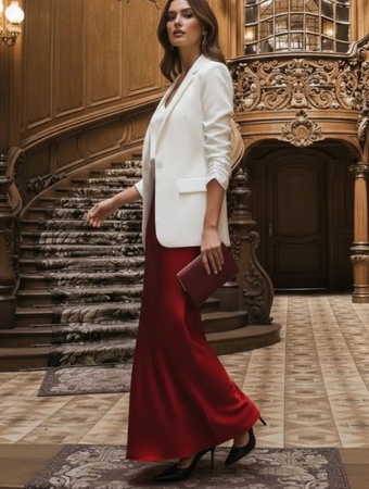 ЮБКА АТЛАСНАЯ