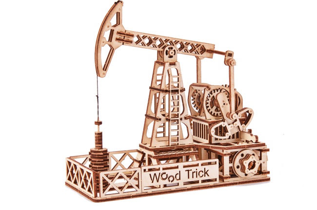 Mekanik 3D Ahşap Yapboz Wood Trick Oil Rig