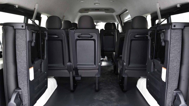 2019 Toyota Hiace High-Roof White Bus