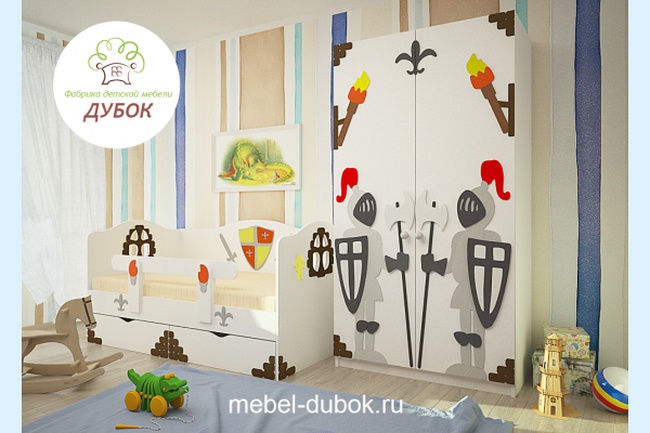 ШКАФ 2-Х СТВОРЧАТЫЙ ДЕТСКИЙ «КАМЕЛОТИК»