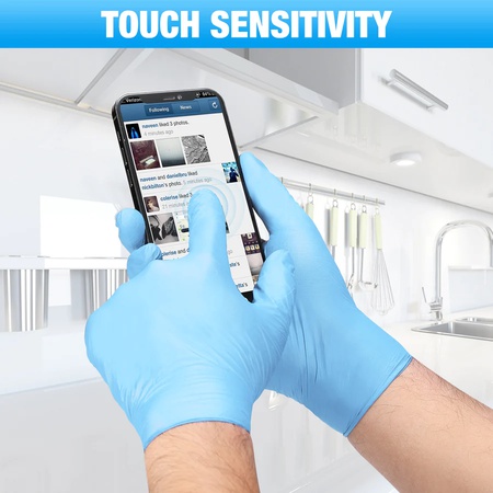 Нитриловые смотровые перчатки с рейтингом химиотерапии (без пудры из винилового латекса)