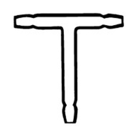 Трубка соединительная Т-образная d-8 мм, L-60 мм