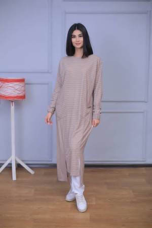 Платье-туника свободного кроя + Брюки