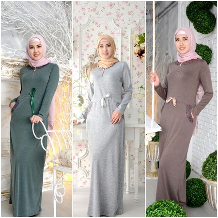 Платье с замком