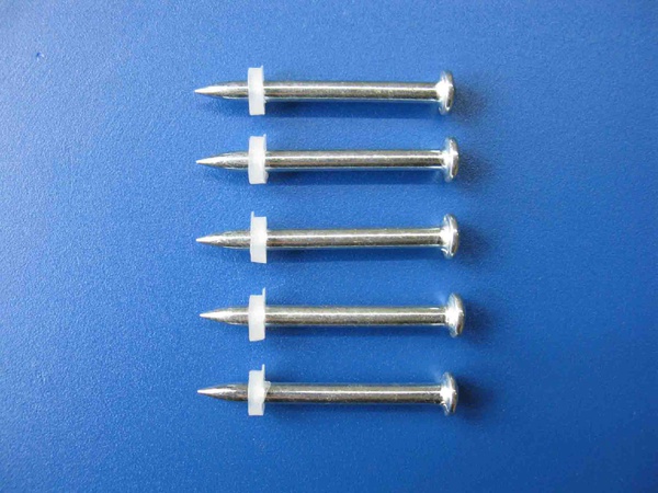 Powder-Actuated Drive Pins – Zinc-Plated Steel Fasteners for Insulation Boards