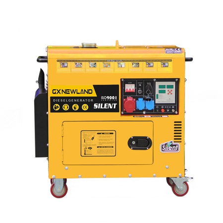 Newland большой топливный бак 3-7 кВт бытовой мощный трехфазный дизельный генератор
