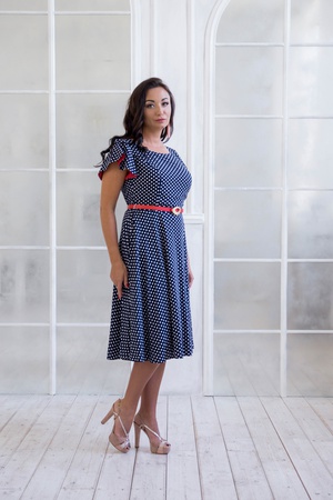 Платье 3180/синий