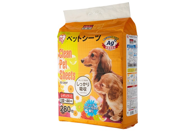 Впитывающая тонкая пеленка с яблочно-цветочным ароматом, антибактериальная (33 см*44 см; в пачке: 280 шт)  Артикул: ES-280F