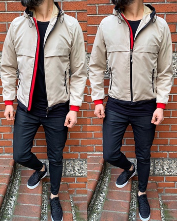 iga модные мужские сезонные пальто с капюшоном