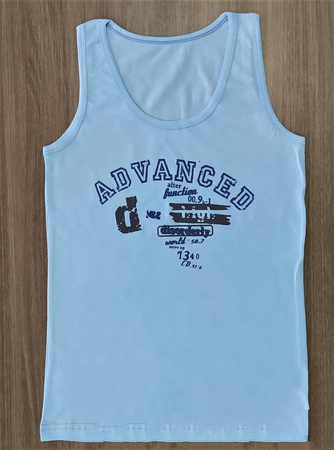 Майка для мальчиков 21001-1 с принтом