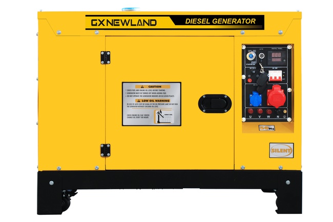 Трехфазный дизельный генератор высокой мощности Newland мощностью 7-10 кВт для дома