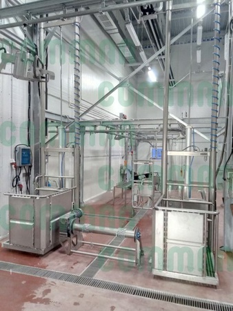 Барабан стационарный для снятие шкуры скотины