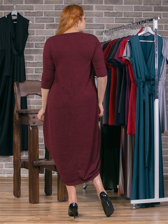 Платье П-436_темно-синий