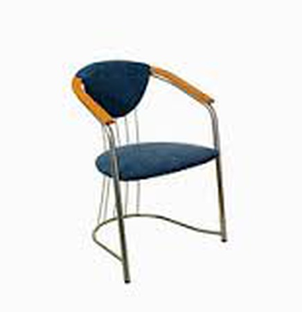 Upholstered chair armchair Sonata on a metal frame