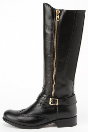 حذاء أسود بسحابين (eurozima) s089