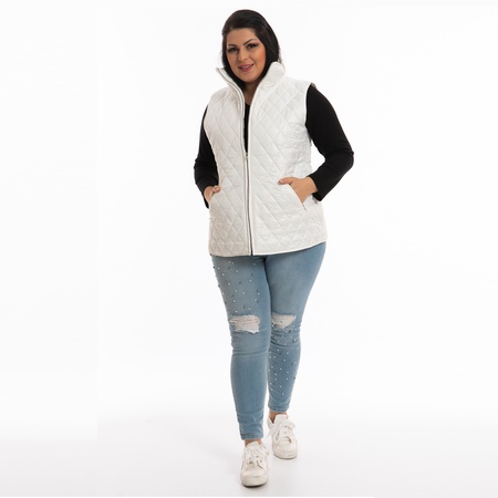 Büyük Beden Kapitone Yelek