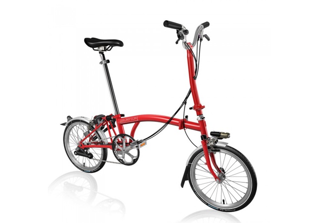 BROMPTON STEEL H6L FOLDING BIKE WITH MUDGUARDS (World Racycles)