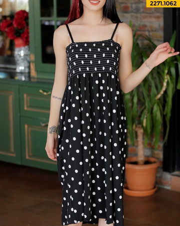 İp Askılı Yazlık Elbise