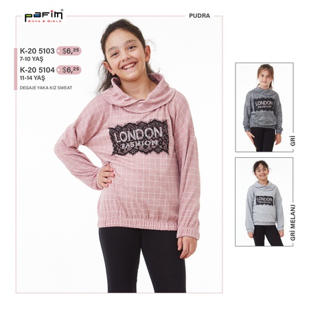 DEGAJE YAKA KIZ SWEAT