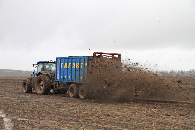 Разбрасыватель органических удобрений для ПСП-15
