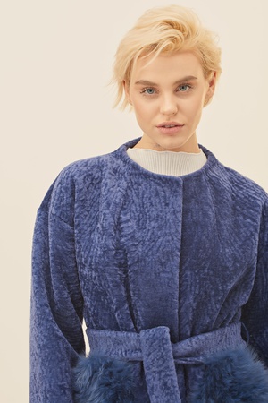 Erkek Ceket Silverfox Model 808 Mavi