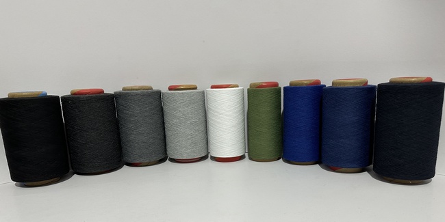 Смесовая пряжа (70% хлопка + 30% полиэстера) ne20 для носков