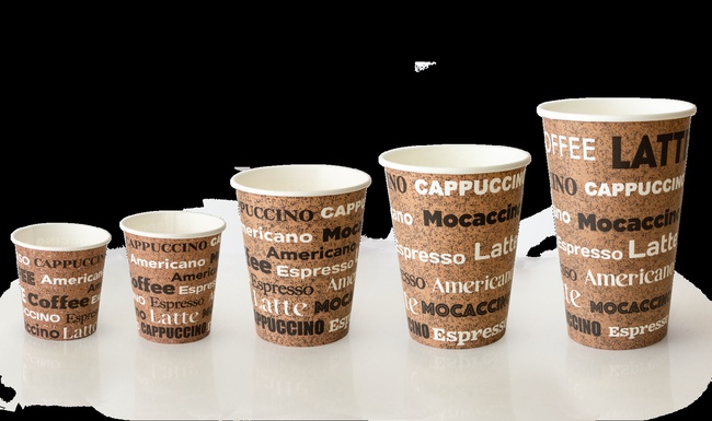 СТАКАН БУМАЖНЫЙ С ДИЗАЙНОМ "COFFEE"