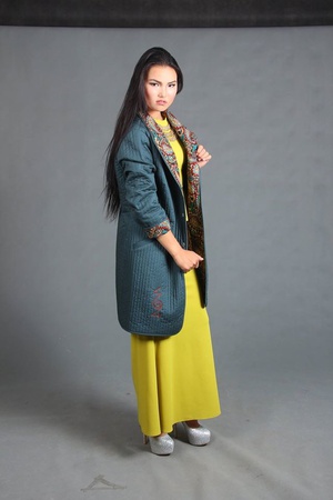 Women's national dress chapan - kaftan