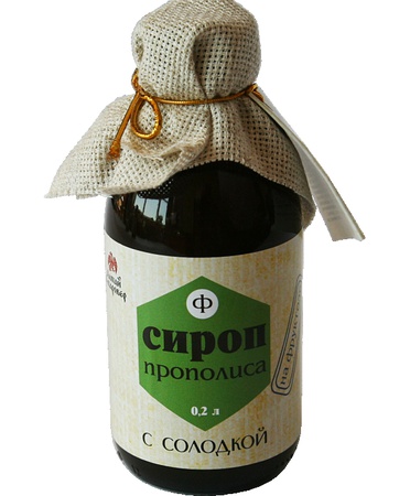 Meyan kökü ile propolis şurubu