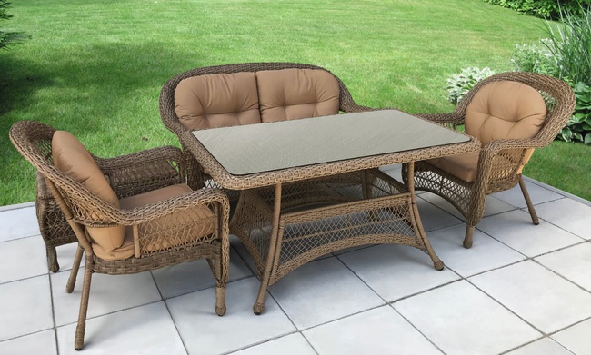 Yemek masası LV520BgBg-T130 ile mobilya takımı