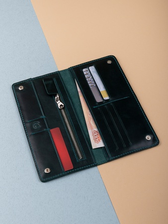 Портмоне лонгер из натуральной кожи КУП-130