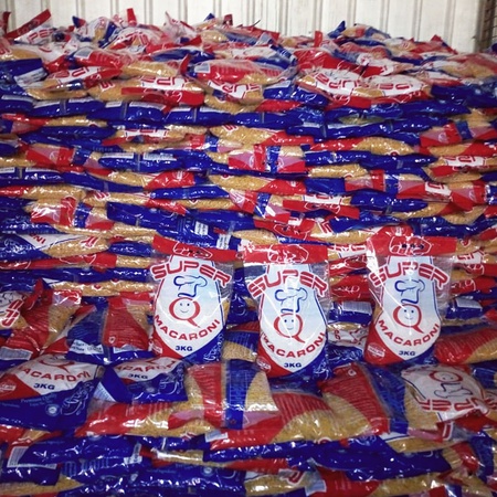 Pipe macaroni, 3 kg, Short cut pasta all shapes, Super Q brand