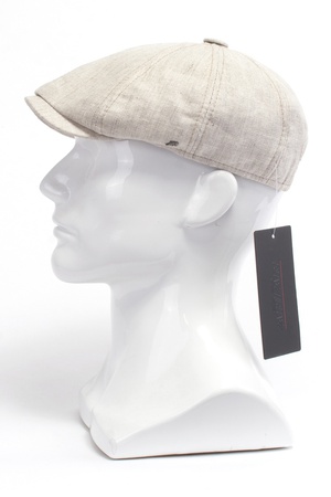Кепка из льняной ткани 26816Н