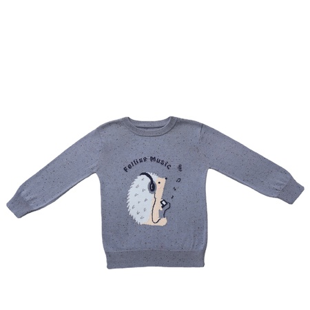 Осенне-зимний детский свитер, теплая забавная милая толстая детская верхняя одежда без подкладки