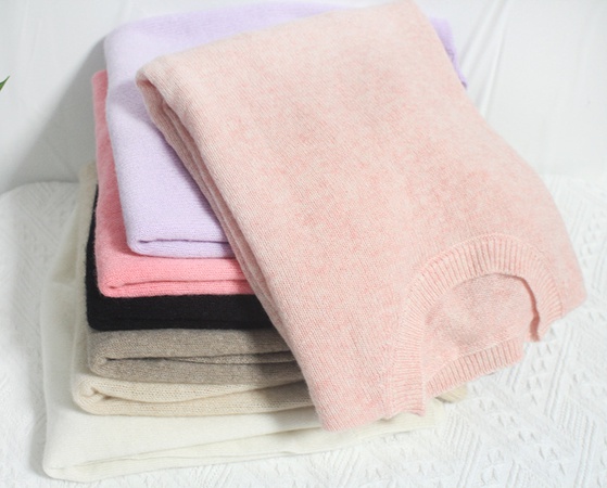 Kaschmirpullover Damen 100 reiner Kaschmirpullover Herbst und Winter Strickboden Pullover Rundhals Pullover lockerer Pullover dünn