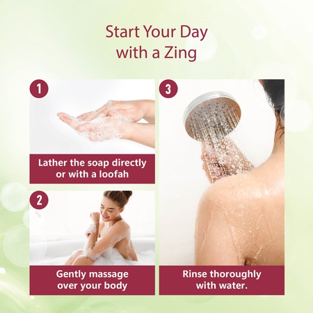 Nisha Lime Body Cleansing Soap Bar 125g – Paraben Free, Vegan, Gentle Cleanse for Soft & Supple Skin, Suitable for All Skin Types, Men & Women