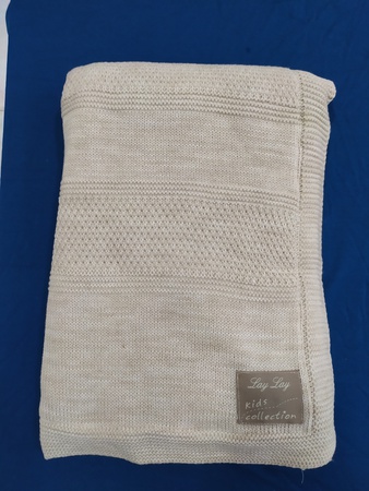 Wellsoft Peluşlu Çelik Örgü Bebek Battaniyesi