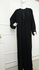 siyah dubai ipek elbise