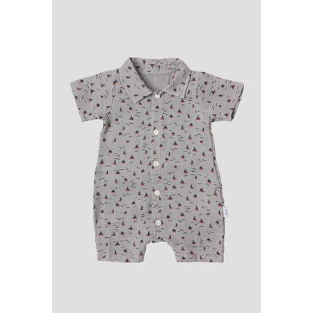 Оптом детские комбинезоны с муслиновым принтом для мальчиков 3-12 мес.