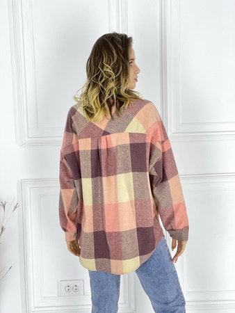 Kadın oversize gömlek (pembe)