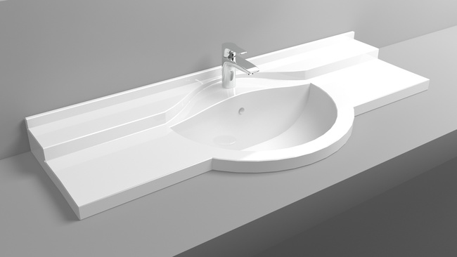 Раковина Домино 130 центральная