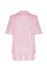 LİNEN - KISA KOLLU ÜST - ŞORT PİJAMA TAKIM - PEMBE