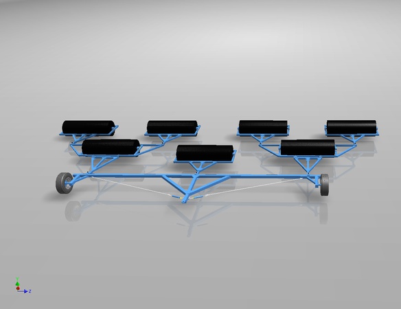 Катки водоналивные КВНП-14 (720) (прицепной)