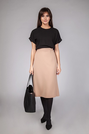 Bluz - Yuvarlak yakalı t-shirt