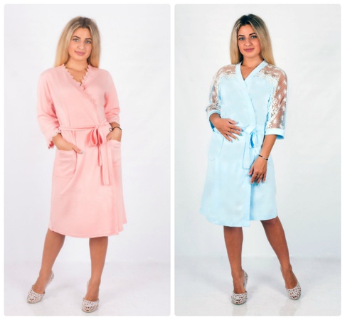 Халаты трикотажные