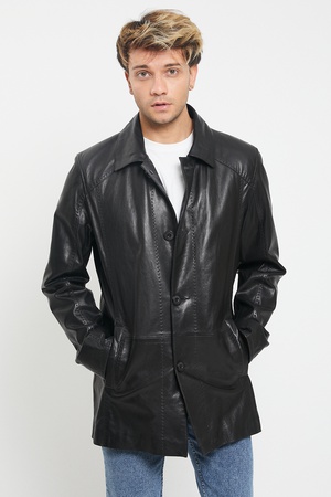 Leather jacket for men - Regular Fit