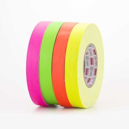 Gaffer Tape@ultraMATT - Green Fluorescent 24mm/50m - Gaffer tape xtra Matt