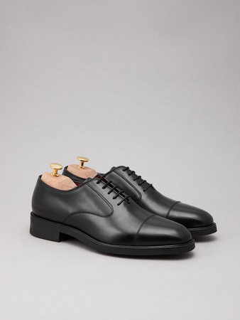 Стильные кожаные ОКСФОРДЫ туфли / полуботинки ручной работы MADE IN EUROPE